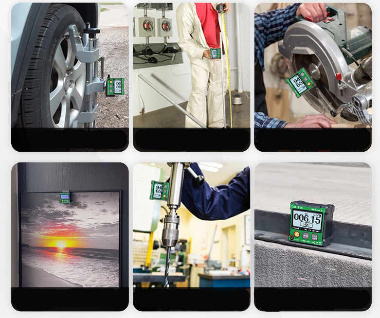 DXL180/DXL180C Dual Axis 0.05° Resolution Meter Digital Angle Inclinometer 180°