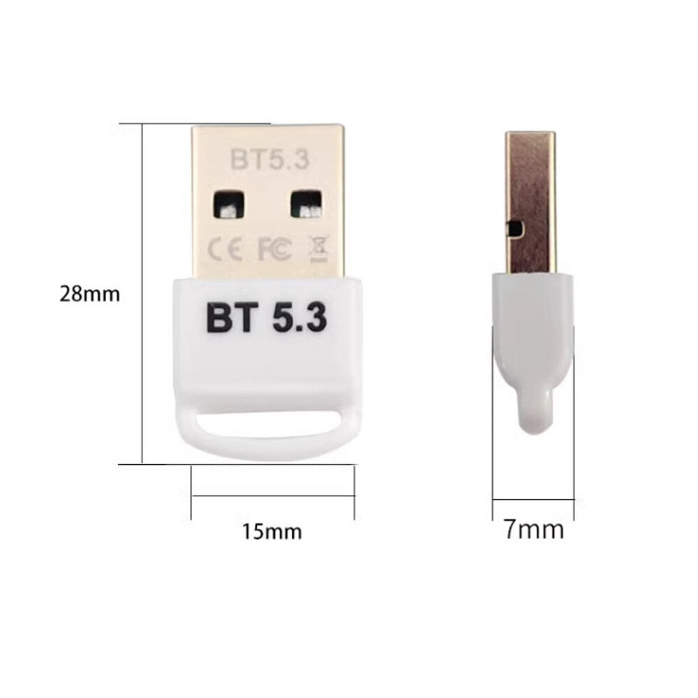 USB Bluetooth Adapter Laptop Mouse Keyboard 5.3 Bluetooth Transmitter Receiver