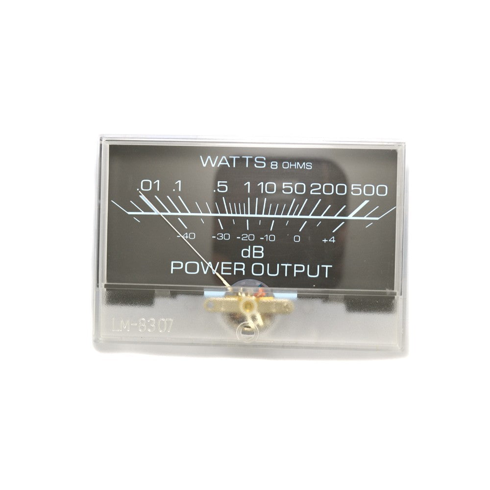 SD-H-10050 Panel Meter Black And Blue Background VU(DC500uA) With Backlight