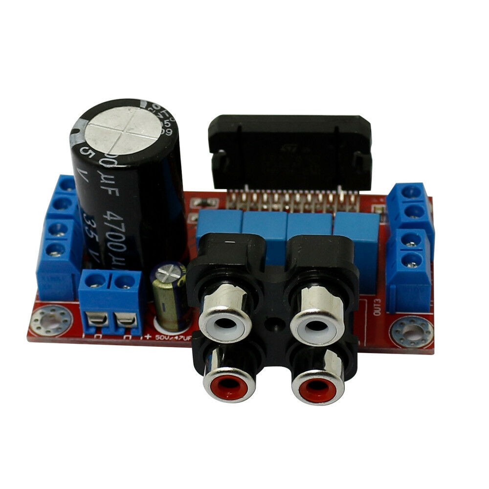 TDA7850 4 Channel Car Audio Amplifier Board 12V AV Interface DIY AMP Board 4x50W