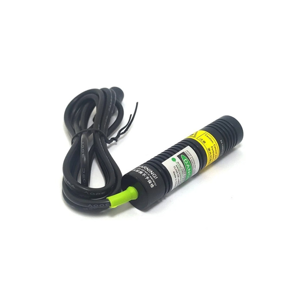 Green Dot Line Cross Laser Diode Module 532nm 50mw 3V-5V 18x75mm w/ AC Connecter Lazer