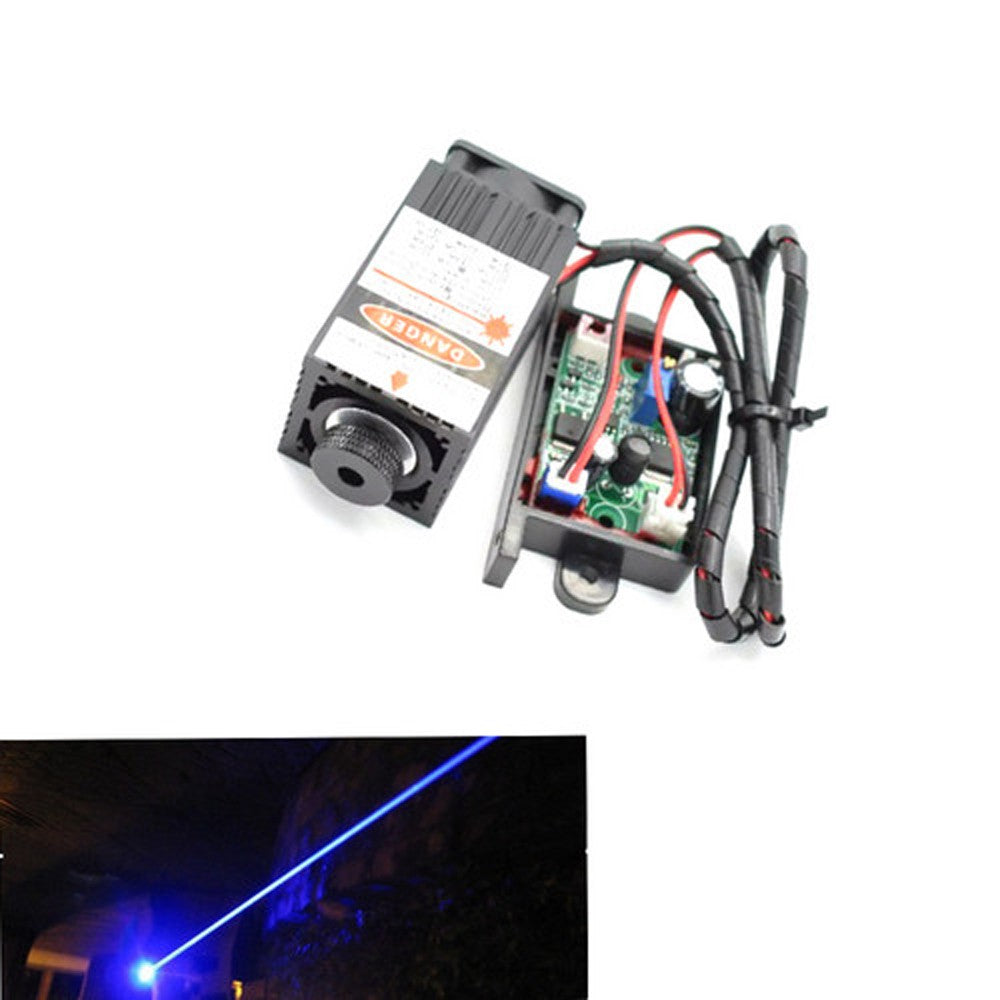450nm 1.6W 12V High Power Focusable Blue Laser Module for Engrave and Cutting with TTL Module Laser Tube