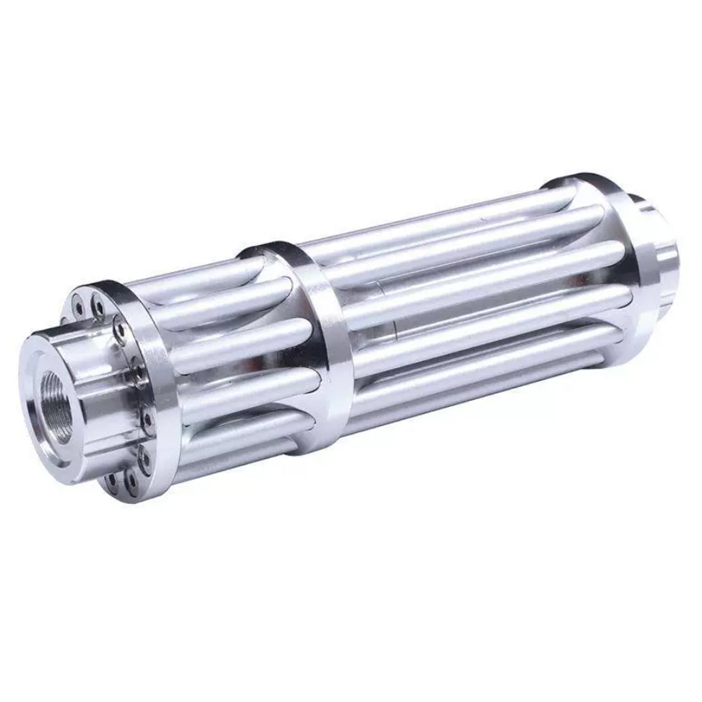 1W 450nm Blue Laser Pointer, Adjustable Focus Laser Torch, Portable Outdoor Laser Sight