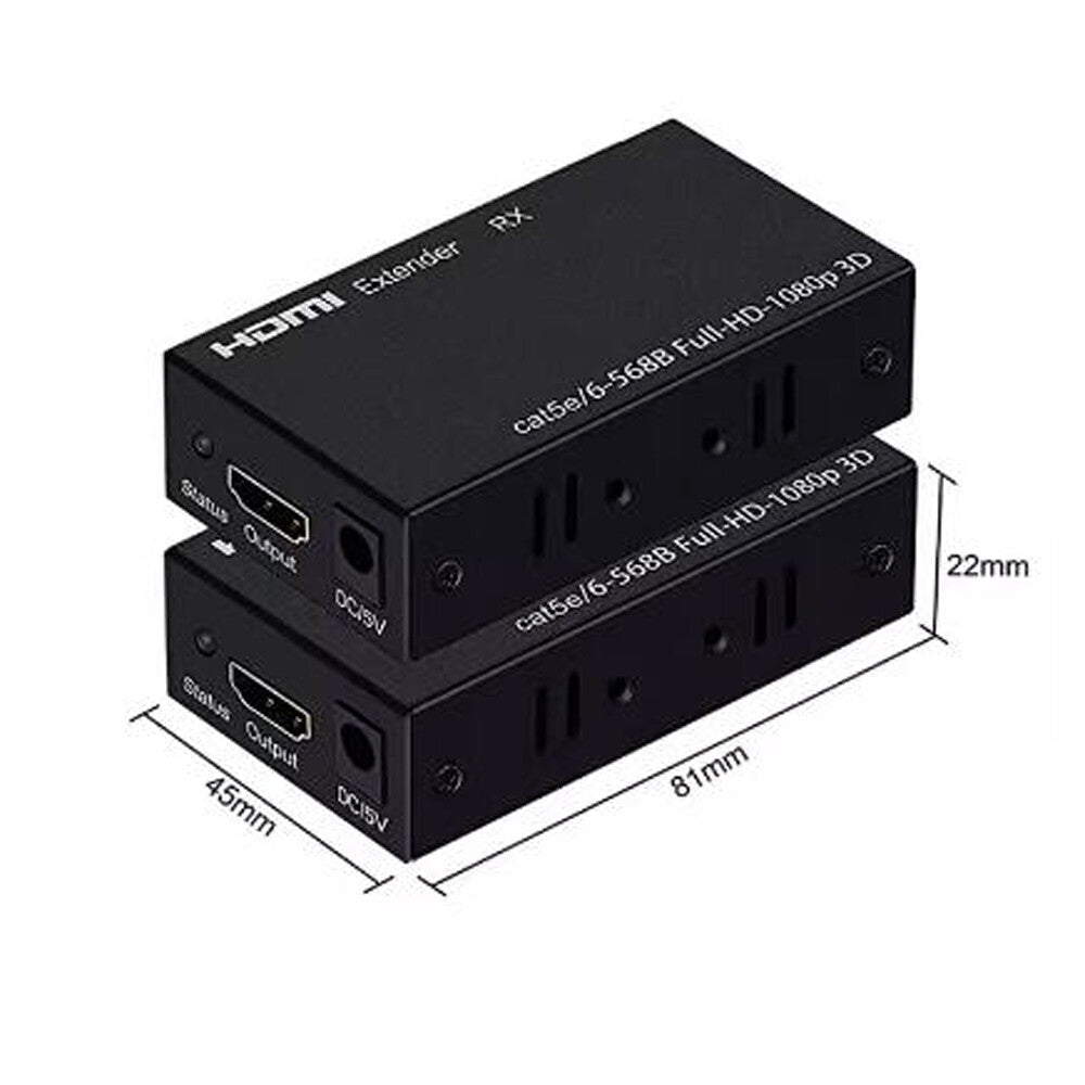 NEW HDMI Extender HDMI Signal Amplifier 60m RJ45 Network Video Signal Amplifier