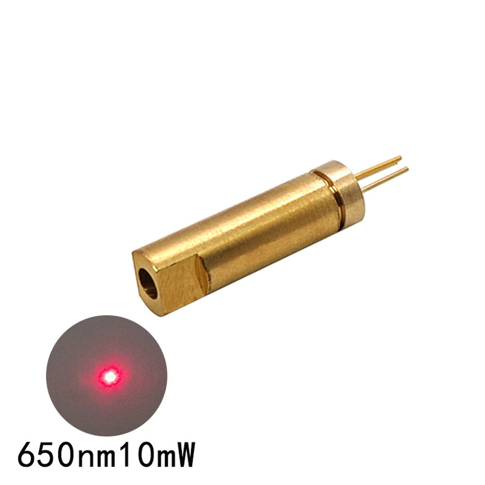 Φ6X21mm 650nm 5mW 10mW Three Pin Straight Insertion Without Driver Laser Module