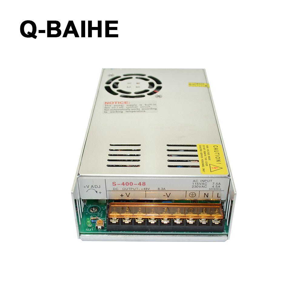DC Power Supply for DC48V 8.3A 400W High-speed Air-cooled Spindle AC110/220V