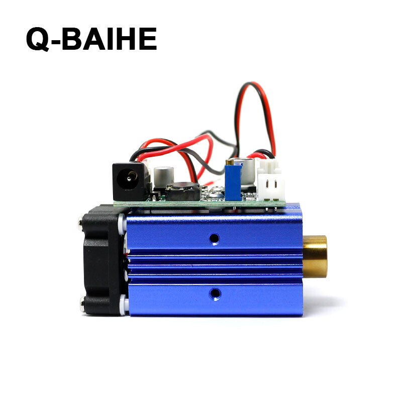 405nm 150mW Violet/Purple Laser Dot Module 12V+ TTL+ Fan Cooling- Working Long