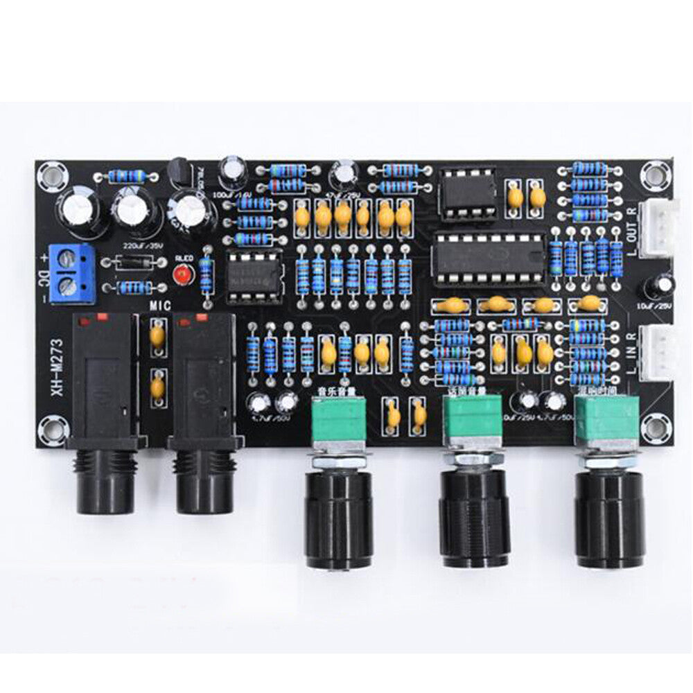 DC12-24V Karaoke Board Reverberation Board Microphone Power Amplifier Board