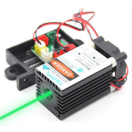 515nm 520nm 80mW 12V Green Laser Diode Module High Power Laser Beam With Fan DIY