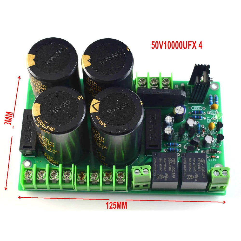 Rectifier Filter Power Board With Speaker Protection With Status Indicator LED