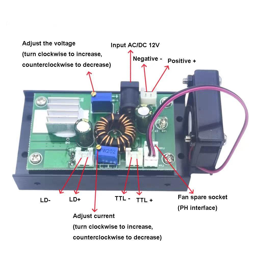 High-Power Constant Current Start Laser Tube Driver Circuit Board Model B71