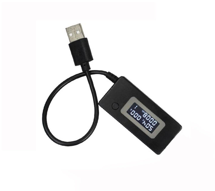 USB Current And Voltage Meter Monitor Tester Detects Mobile Phone Charging Mobile Power Capacity LCD Display
