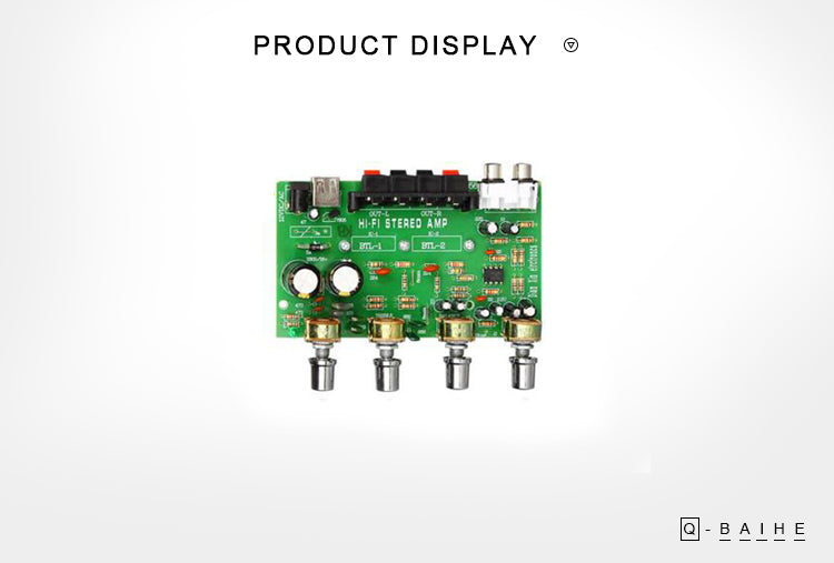 DC12V 25W+25W 2.0 USB Charging Car Computer DIY Power Amplifier Board