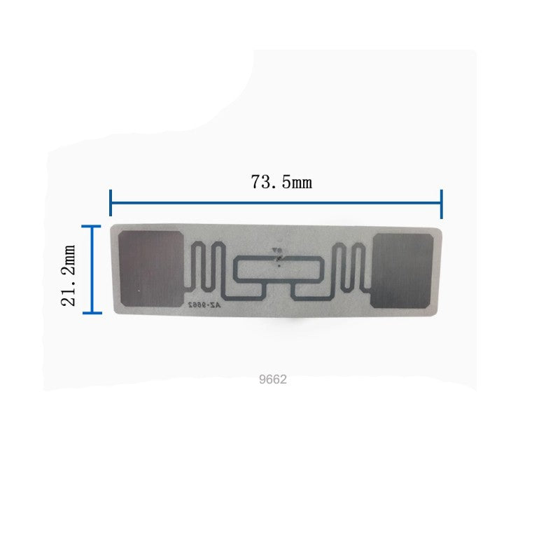 2pcs/Lot UHF 915MHZ RFID 9640 Transparant Label Electronics Tag
