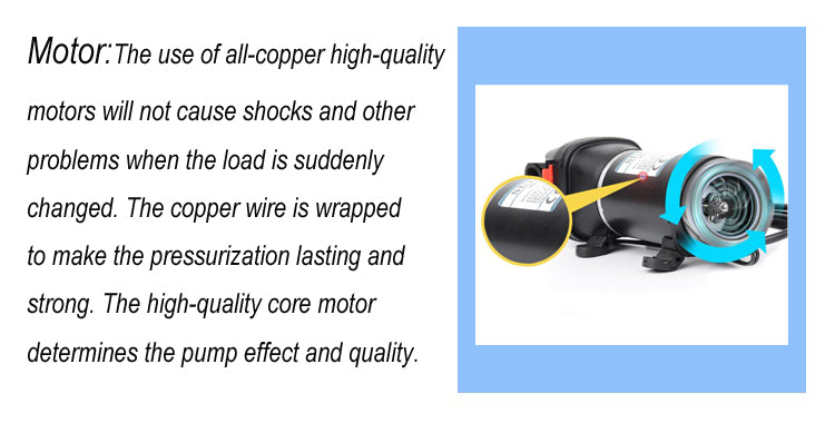 220V Household Self-Sucking Diaphragm Pump Mini AC Pump Automatic Switch AC Pump