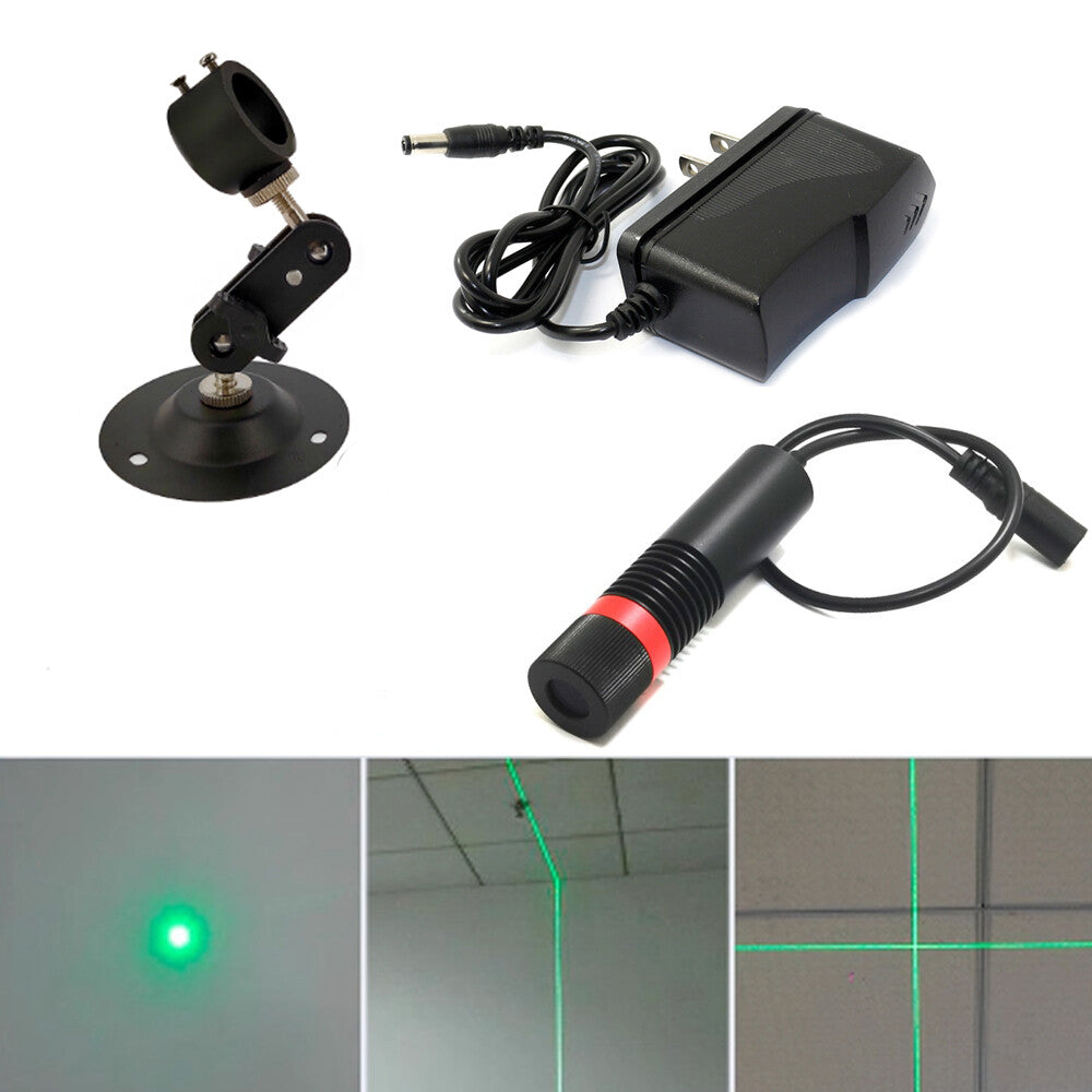 520nm 30mW-50mW 5V Dot Line Cross Green Laser Module Laser Marking Wood Locator