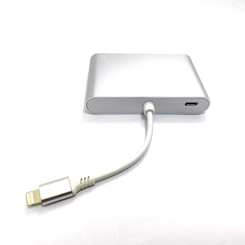 Lightning to HDMI VGA Audio Adapter Converter Cable Plug and Play 2 in 1 for iPhone 7 / 7 Plus / 6 / 6 Plus / 6S / Apple iPad