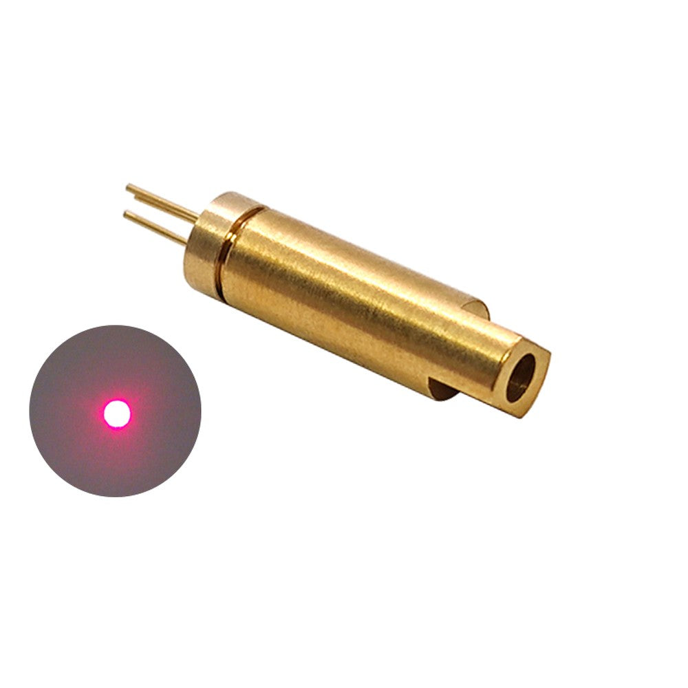 Φ6X21mm 650nm 5mW 10mW Three Pin Straight Insertion Without Driver Laser Module