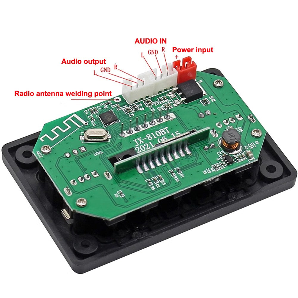 2x40W Lossless Bluetooth Decoder Board with Power Amplifier Stereo DIY Audio Box Modification Module