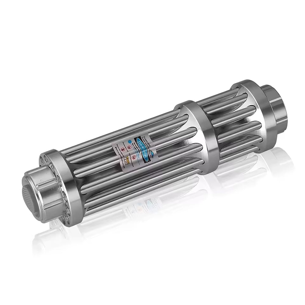1W 450nm Blue Laser Pointer, Adjustable Focus Laser Torch, Portable Outdoor Laser Sight