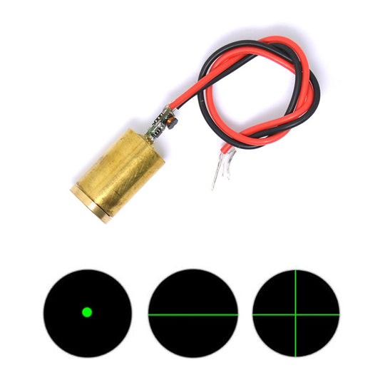 520nm 5mW 10mW Green Light Line Cross Module Dot Laser Module Locator Range