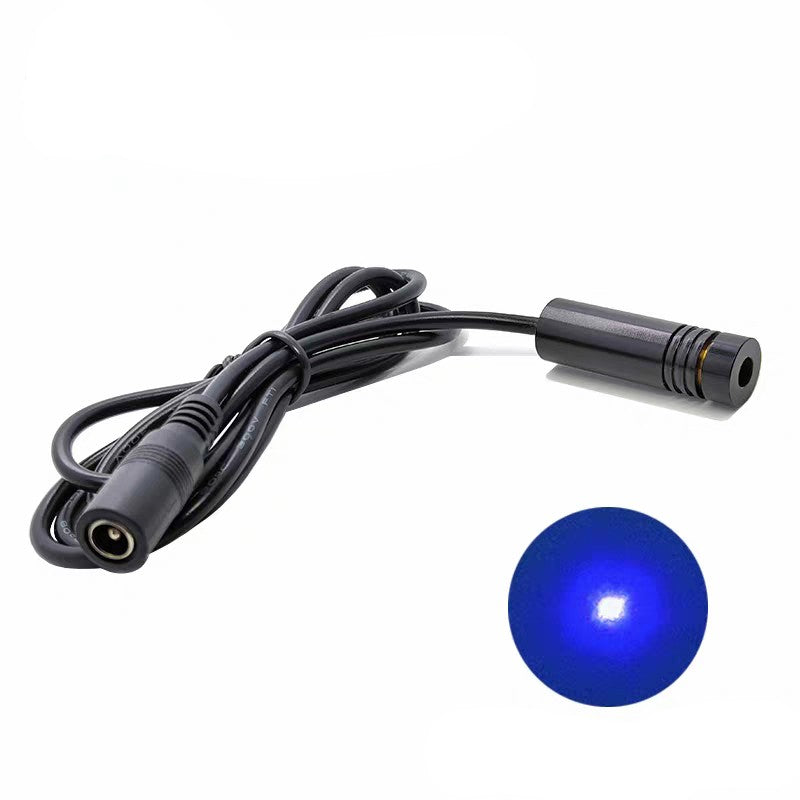 Blue Laser 450nm 1-20mW Adjustable Focus Light Module Locator with Power&Holder