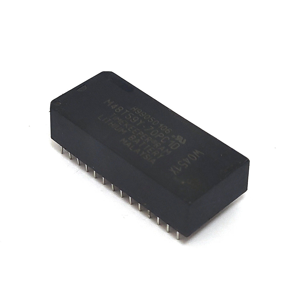 M48T59Y-70PC1D Package:DIP-28,64 Kbit 8Kb x8 TIMEKEEPER SRAM