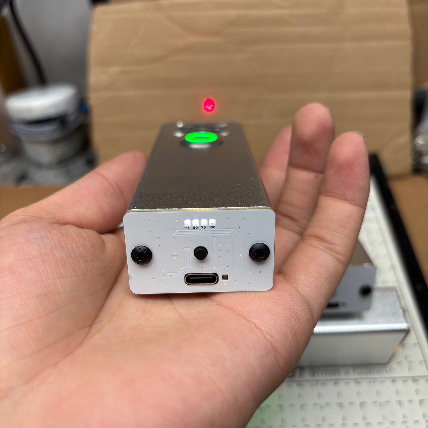 40W‑PLUS Handheld Semiconductor Fiber Laser Igniter, Type‑C Rechargeable