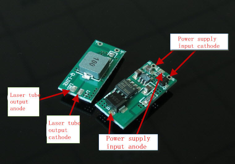 445nm 520nm 1.6W Laser Diode Drive Driver Board PCB 6-14V InputNew