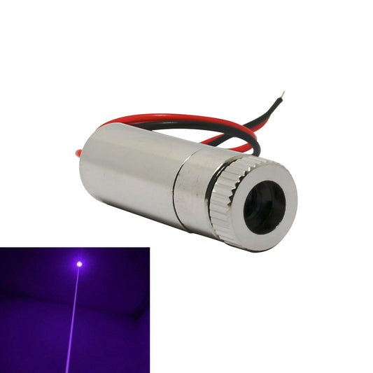 3v-5v Violet/Blue Laser Diode Module 405nm 50mw Dot Shape 12x45mm