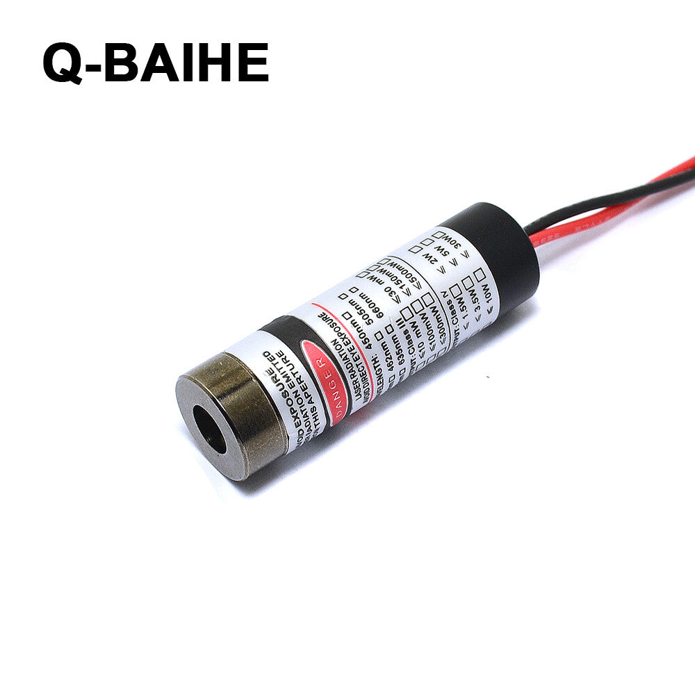 Industrial 650nm 5mW Red Diode Laser Dot Module 13x42mm with Driver 3-5V DIY