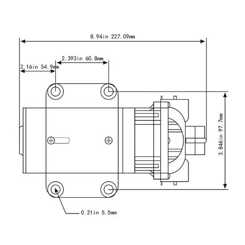 Small High Pressure Pump High Lift Spray Car Wash Floor Roller Diaphragm Pump