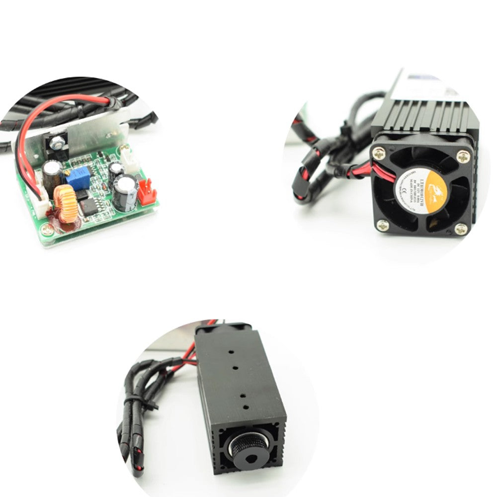 450nm High Power 12V Laser Module Blue Laser Engraving Machine Accessories w/TTL