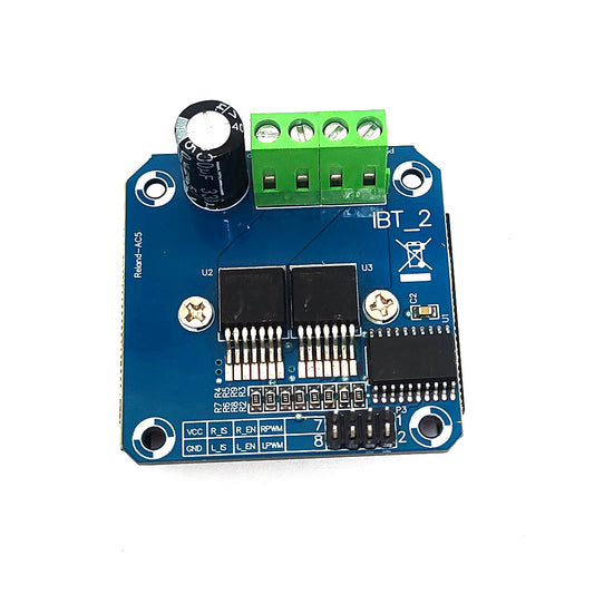 IBT-2 43A BTS7960 High Power Intelligent H-bridge Vehicle Motor Drive Module