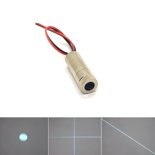 488nm 5V Sky Blue Color Adjustable Laser Module Research Experiment Light Source