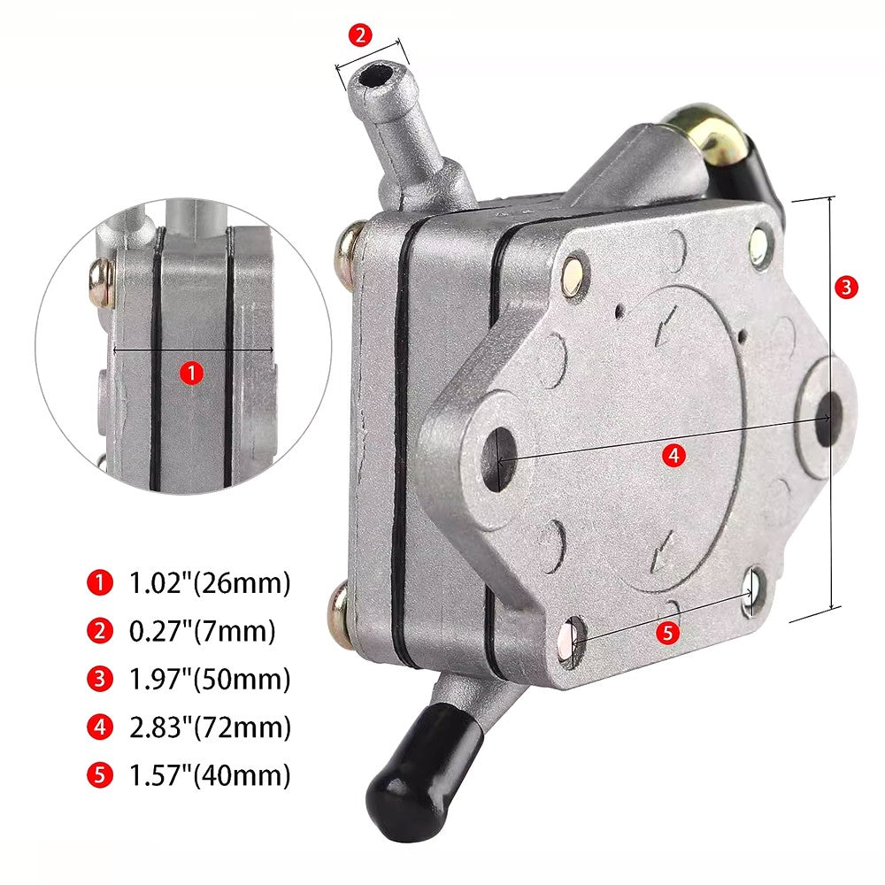 Golf Cart Fuel Pump For 1990-1995 YAMAHA G8 G11 G14 4-Cycle JF2-24410-20 1014523