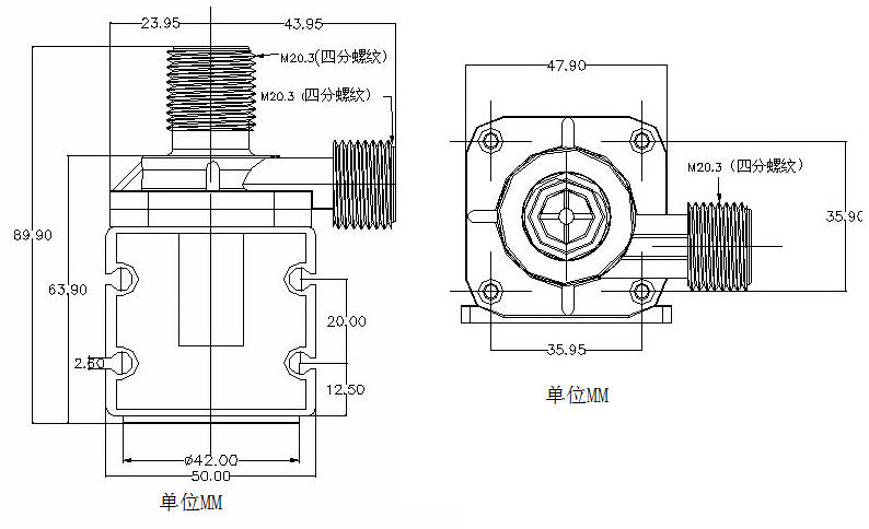 Hot Water Pump 12V DC Mini Brushless Magnetic with Thread 6m Head ZC-T40-12V