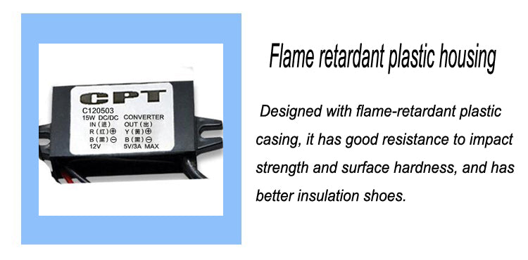 12V to 5V 3A Dual USB Car Power Converter Phone Charging DC-DC Step-down Module