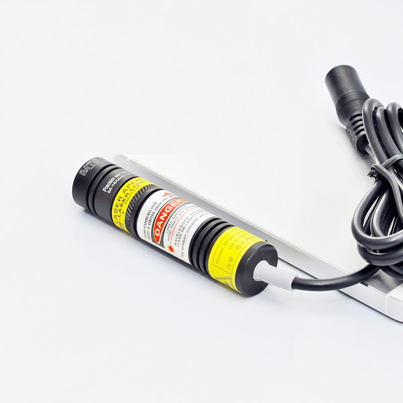 Focusable 650nm 10mw Red Laser Module for Clothes Cutting / Wood Cutting Mechanical Positioning