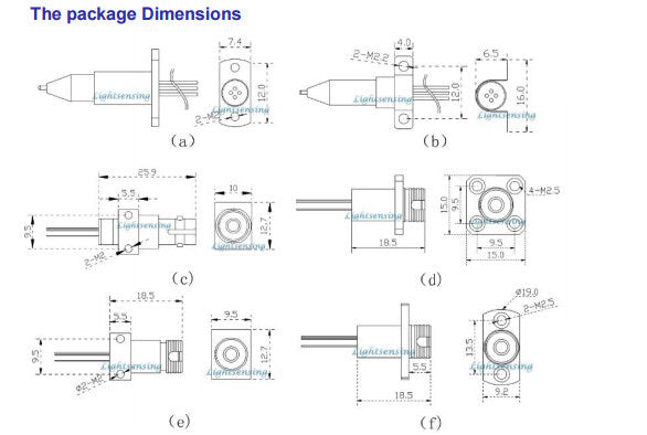 Fiber Output Power 1550nm DFB Laser Diode 4mW APC Casendusty LAB