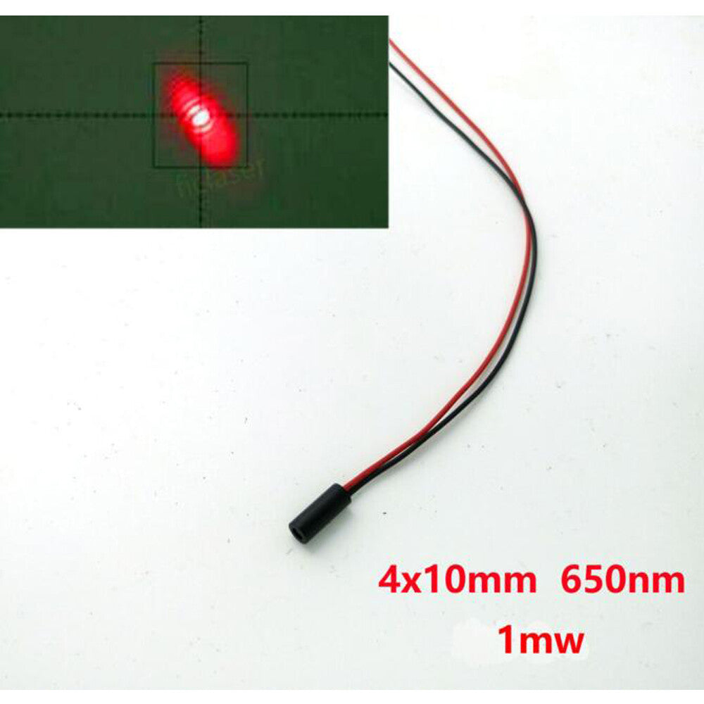 Class Ⅱ 4mm 650nm 1MW Red Piont Laser Module Red Light Small Size Laser Module