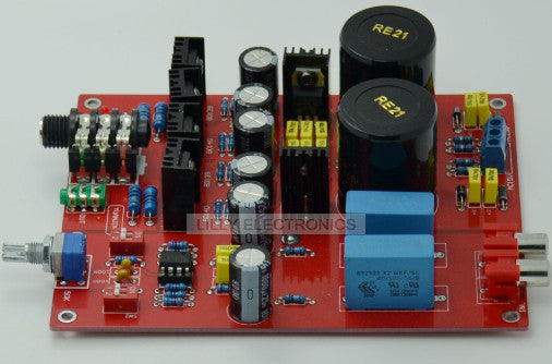 Headphone Amplifier BD139 BD140 LM833 Lehmann LM317 LM337 NOVER10000UF/35v*2