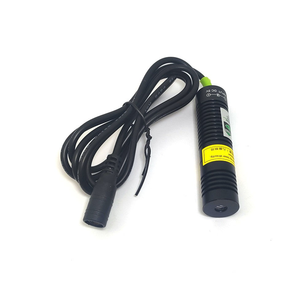 New Green Line Laser Diode Module 532nm 50mw 3v-5v 18x75mm w/ AC Connecter