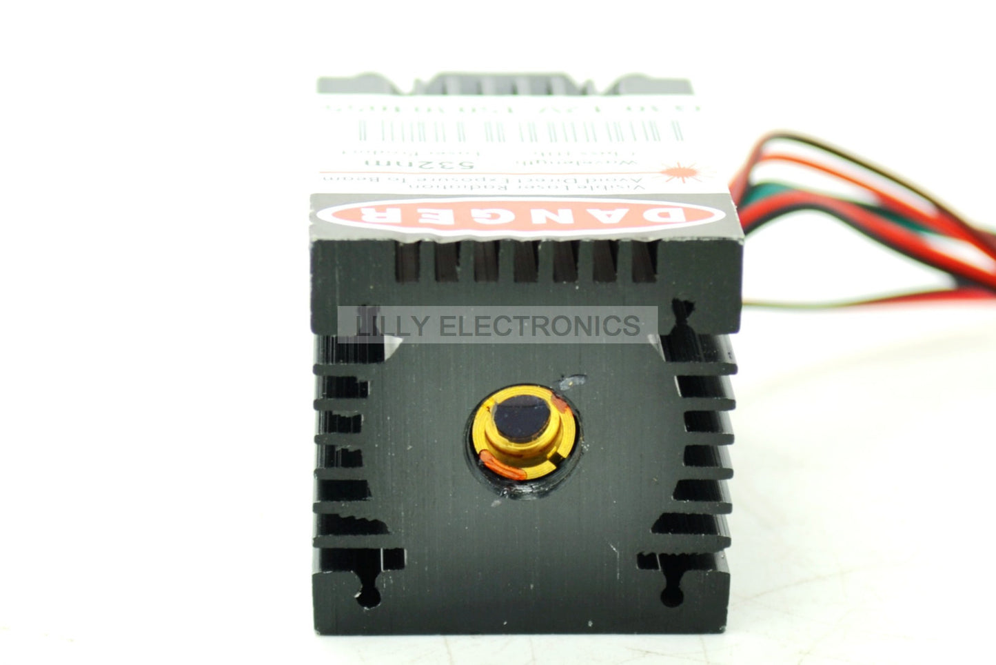 12V 532nm 50-70mw Green Laser Dot Diode Module with FAN TTL Working Long DIY