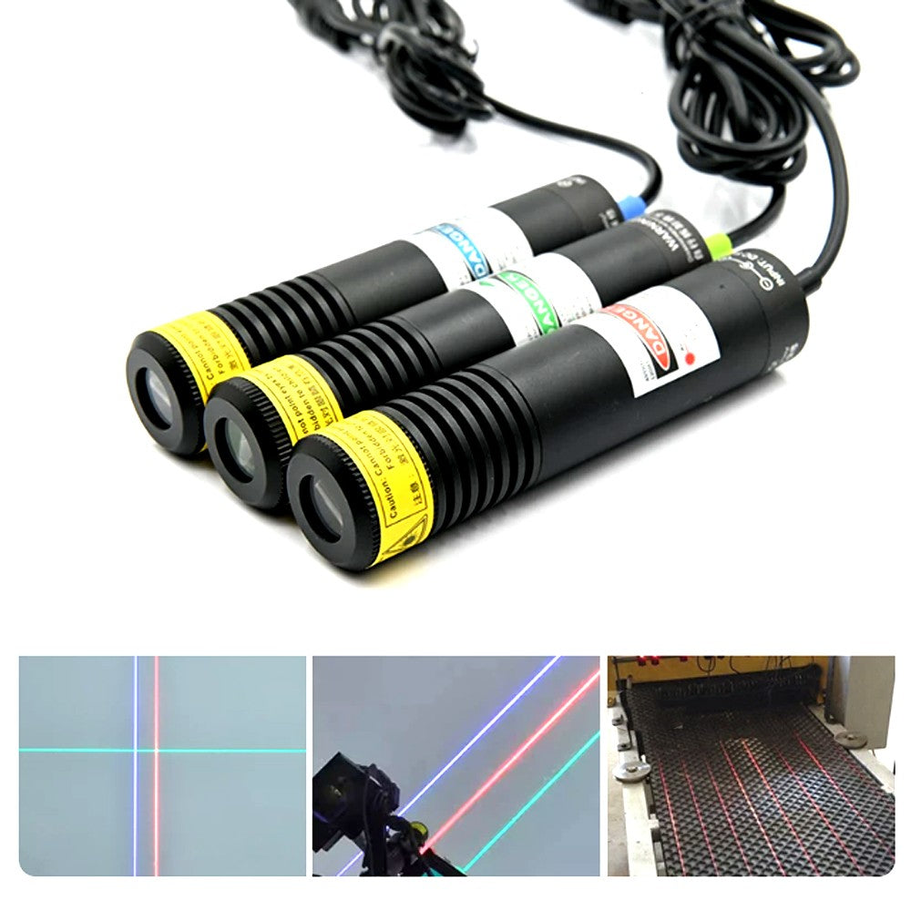648nm 660nm 515nm 447nm Line Laser Woodworking Stone Cutting Positioning Lamp