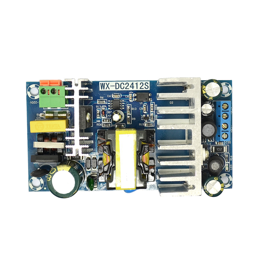 120W Dual Output Switch Power Supply Board | DC 24V 4A + DC12V 1A AC90-265V Dual Channel Power Module