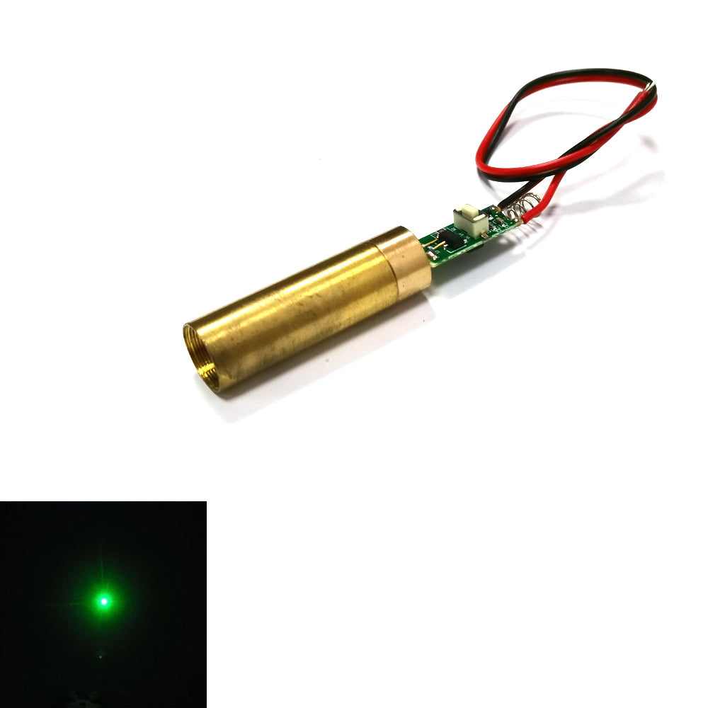 532nm 20mW 12mm Green Light Dot Laser Diode Module 3.0-3.7VDC APC Circuit