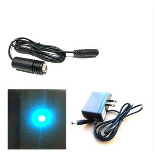 488nm 60mW Sky Blue Laser Dot Line Cross Adjustable Focus Laser Module Laser Instrument