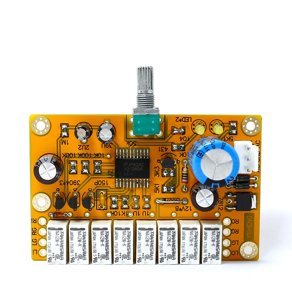HIFI Dual Channel Relay Volume Control Board Potentiometer ALPS AC 12V-18V