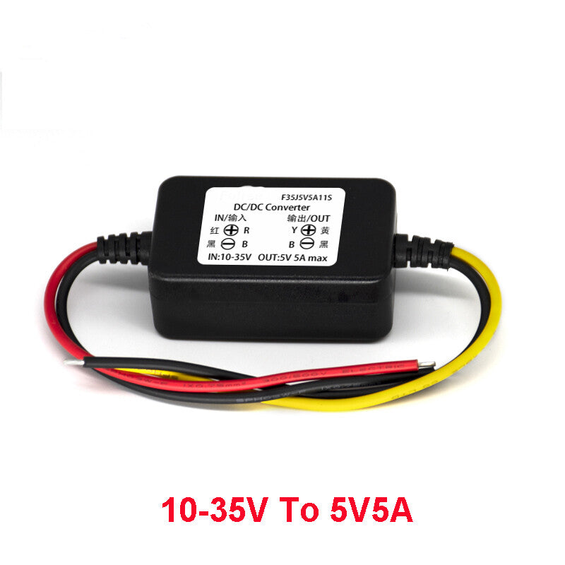 DC12V 24VTo 5V3A 5A 10A Car Buck Power Converter Retrofit Power Supply